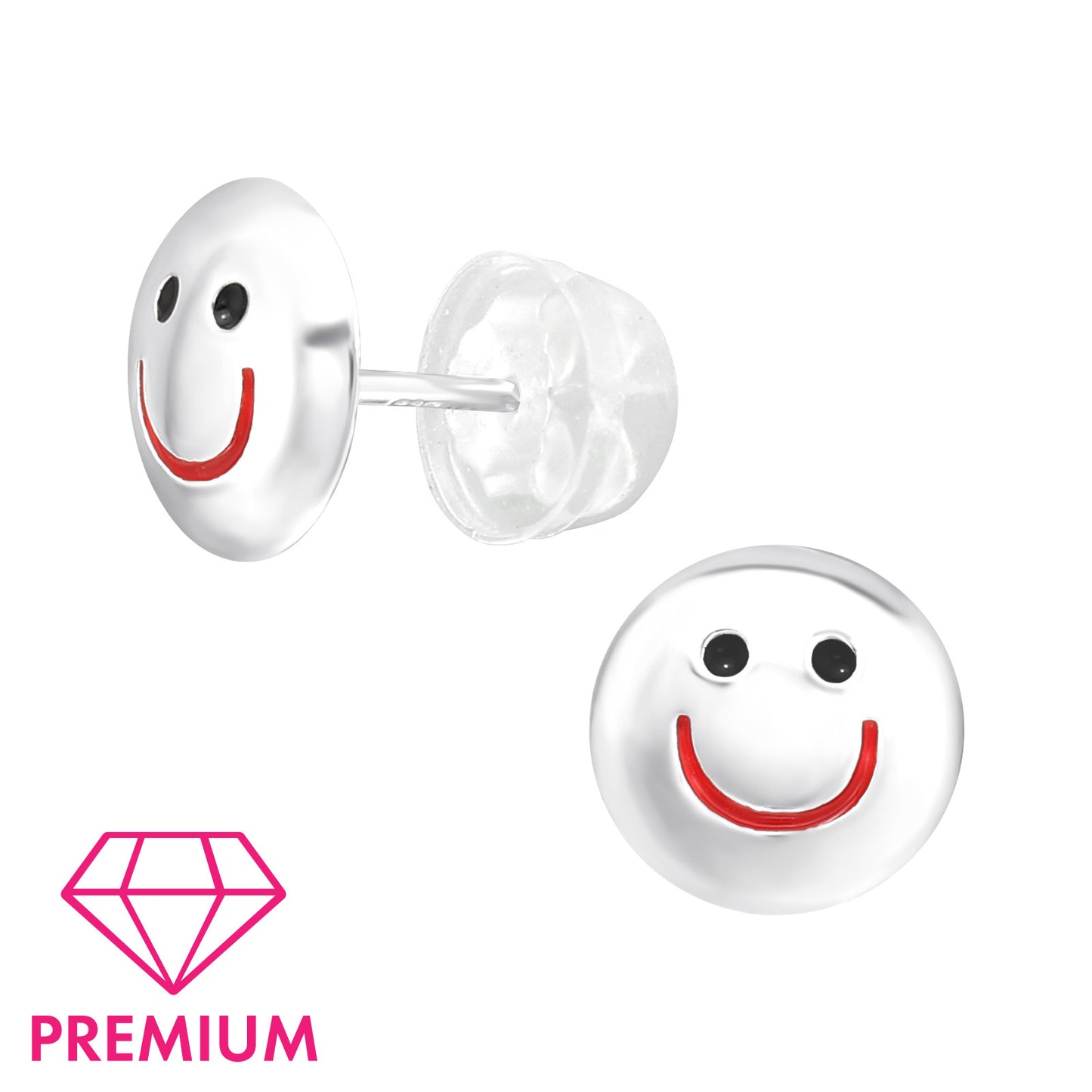 Happy Face Smile Earrings - Positive Jewellery