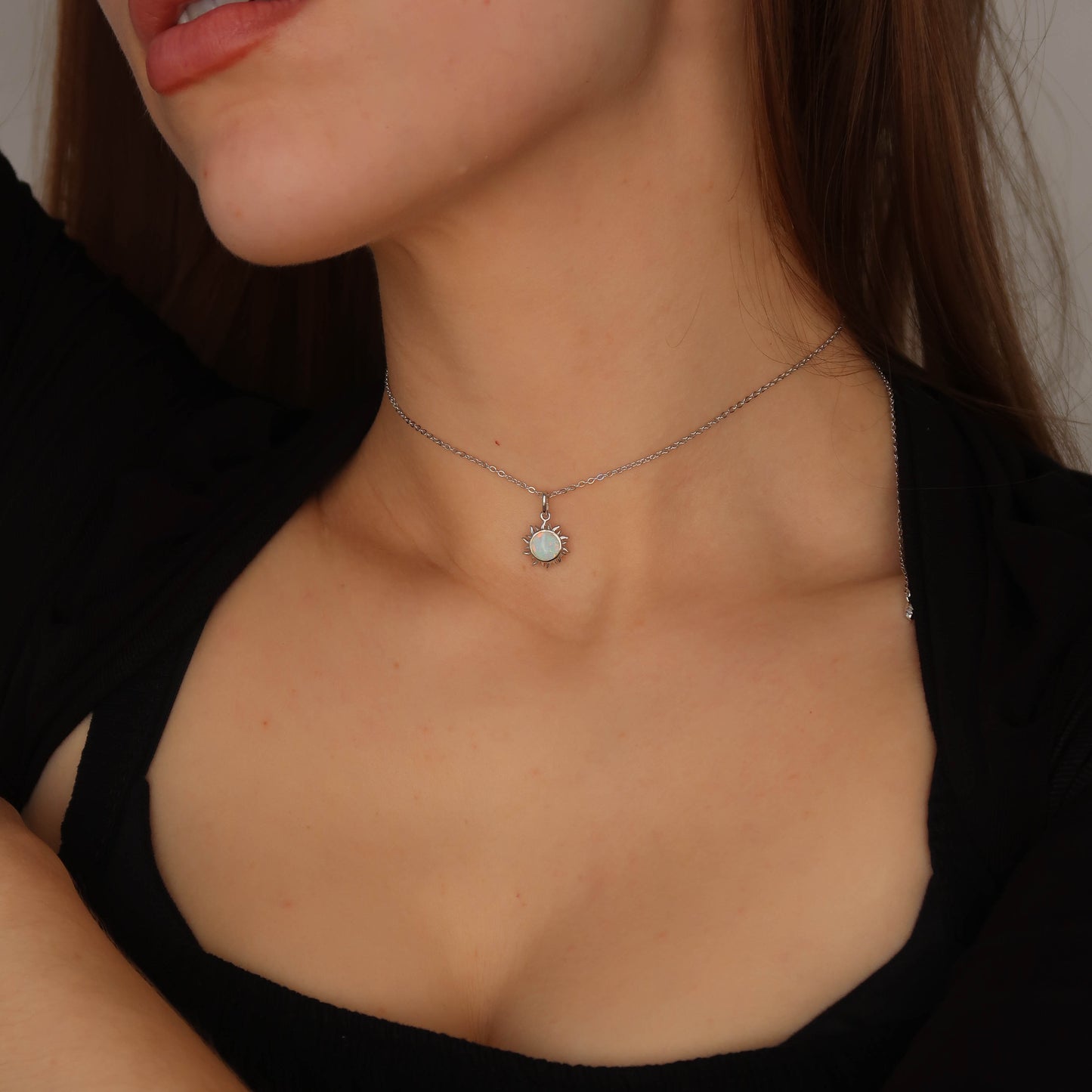 Sun Necklace - Sterling Silver