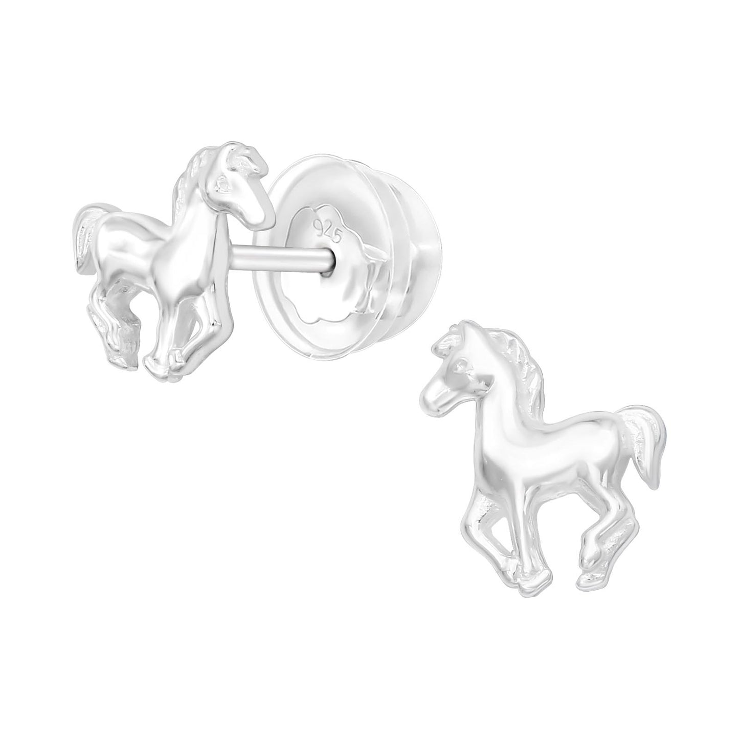 Children's Horse Studs - Sterling Silver Earrings