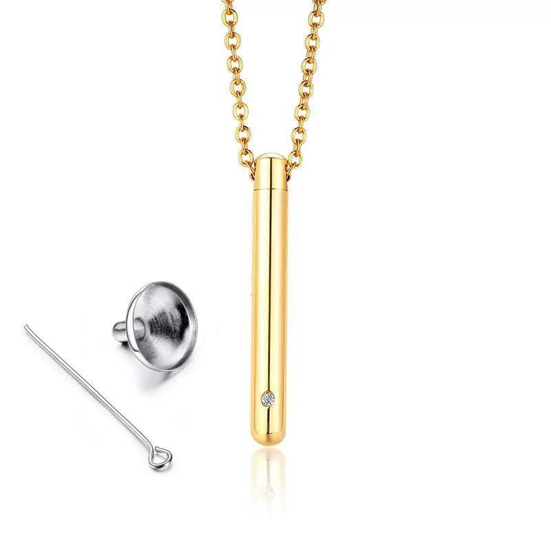 Urn Necklace for Ashes - Stainless Steel
