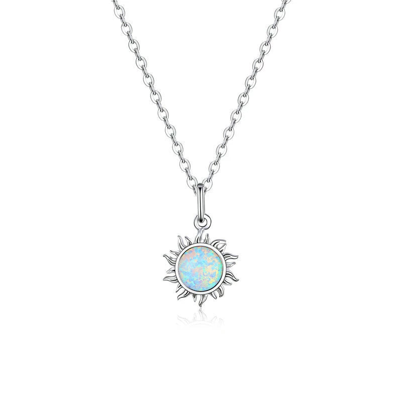 Sun Necklace - Sterling Silver