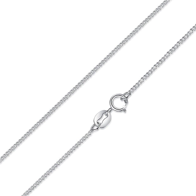 Orange Bee Charm Necklace - Made from Sterling Silver