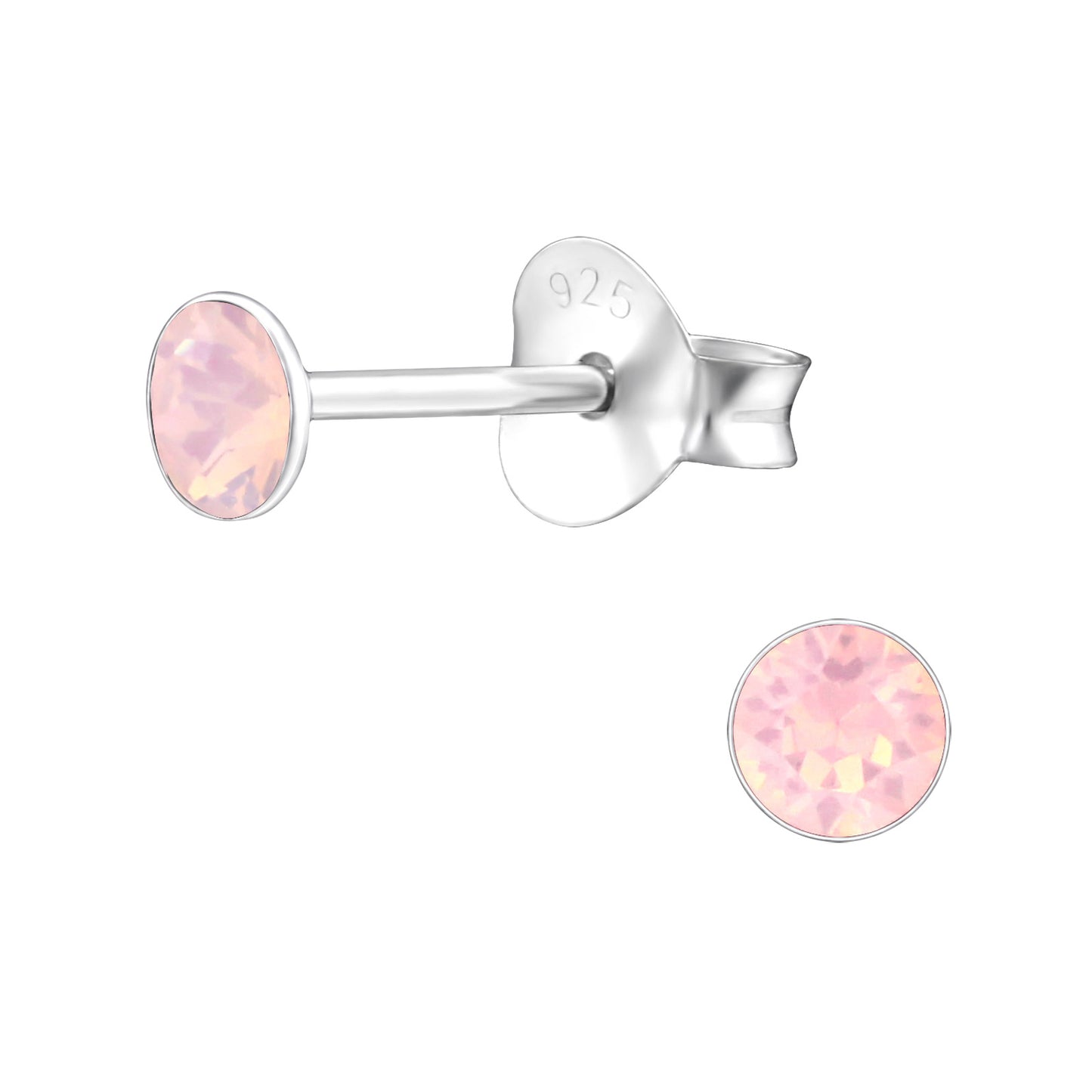 3MM STUDS (10 shades) - 925 Sterling Silver Earrings