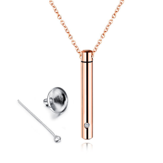 Urn Necklace for Ashes - Stainless Steel