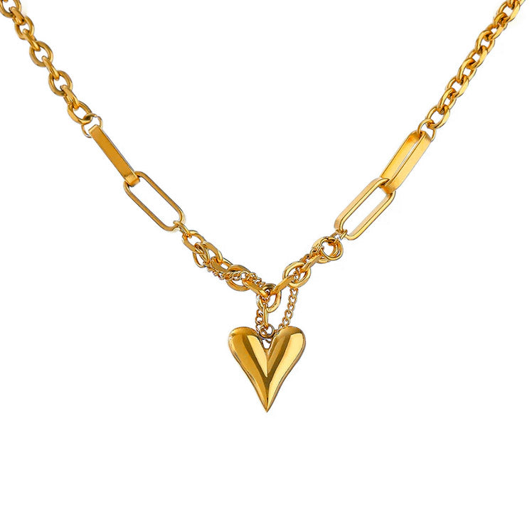 Stainless steel sale chain necklace womens